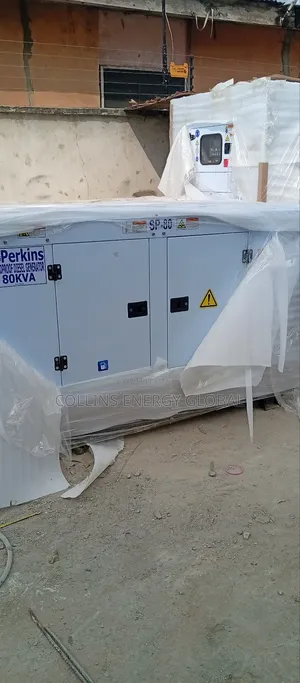 Brand New 80kva Uk Perkins Soundproof Copper Coil Generator