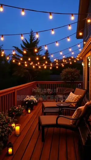 Decorative String Light Lampholder Complete With Bulb 