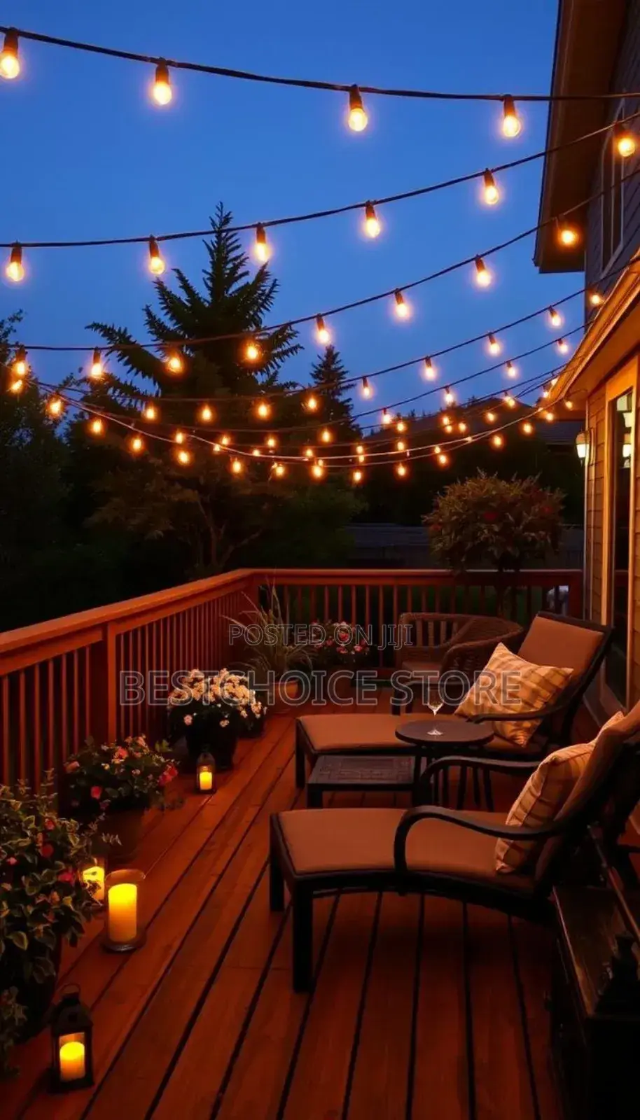 Decorative String Light Lampholder Complete With Bulb 