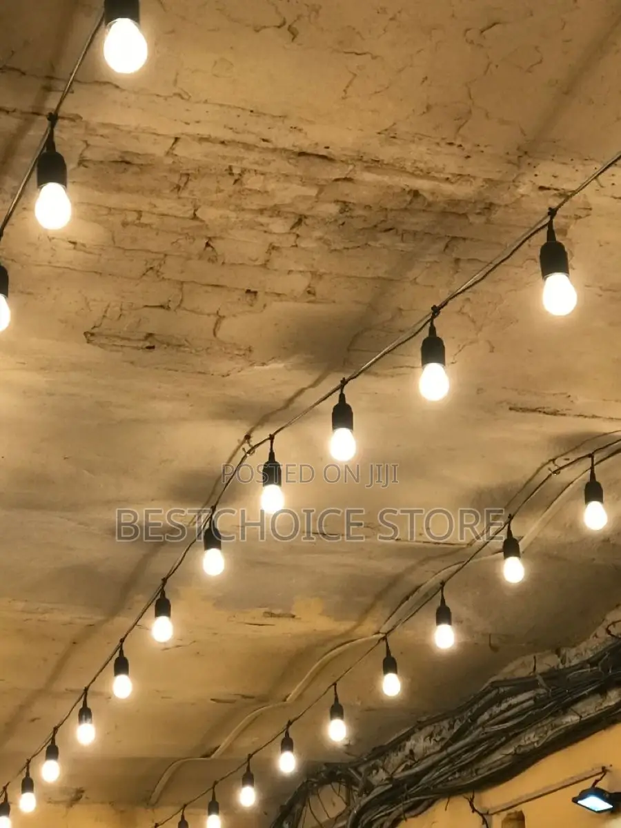 Unique String Light Lampholder 10meter 20lampholder Complete With Bulb