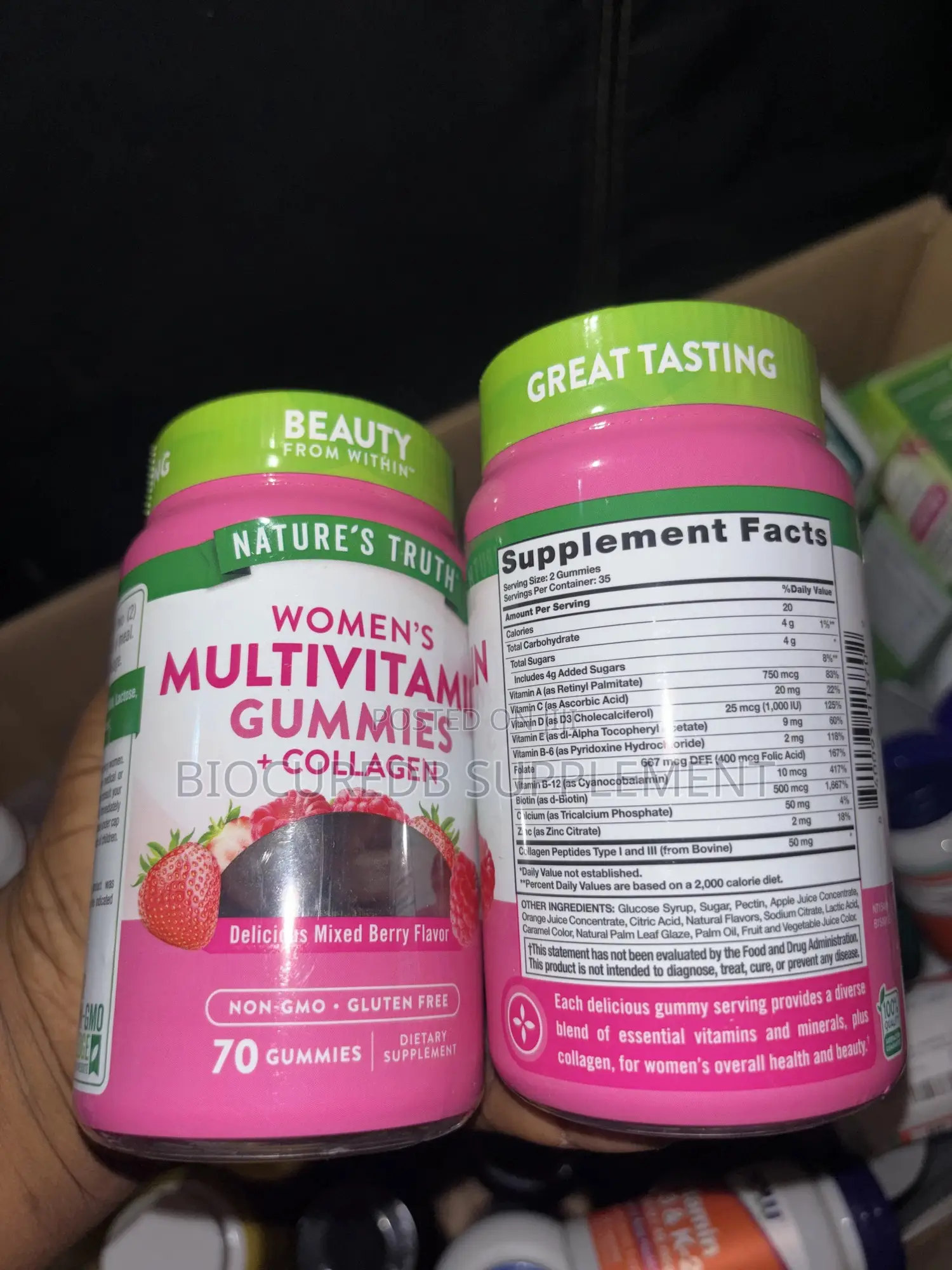 Nature’S Truth Women’S Multivitamin Gummies Plus Collagen Biotin