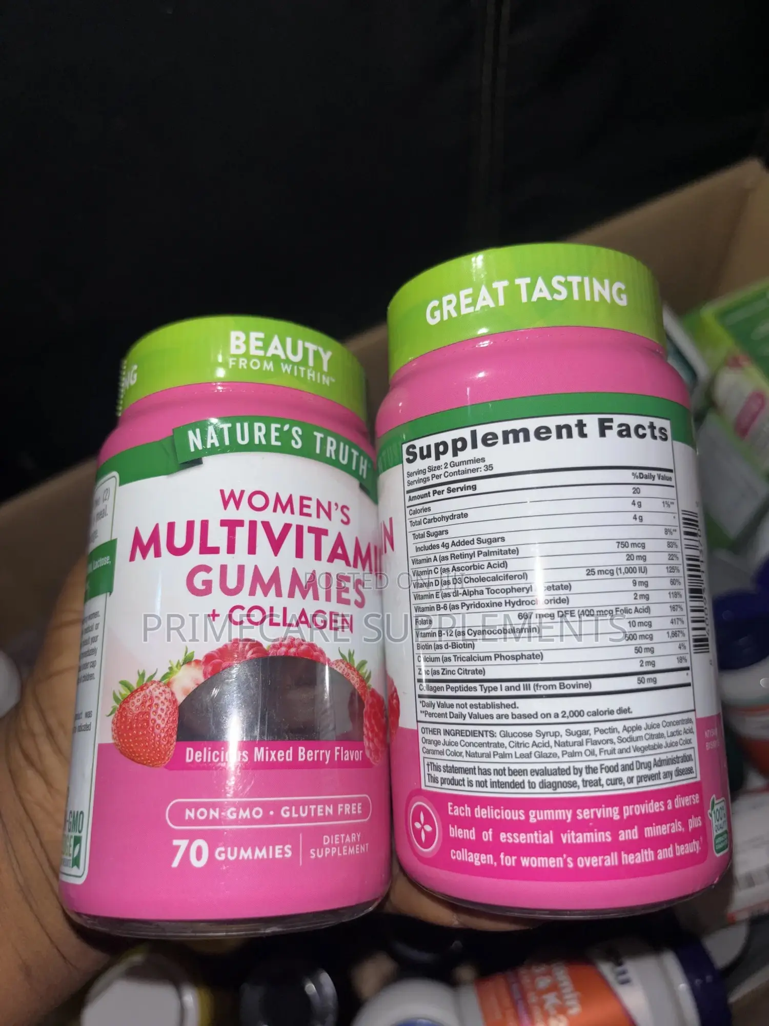 Nature’S Truth Women’S Multivitamin Gummies Plus Collagen Biotin