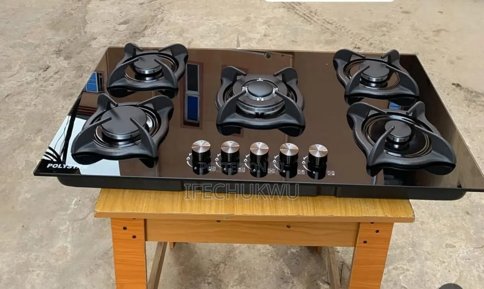 Original Polystar New Model Inbuilt Automatic 5 Burners Gas Cooker