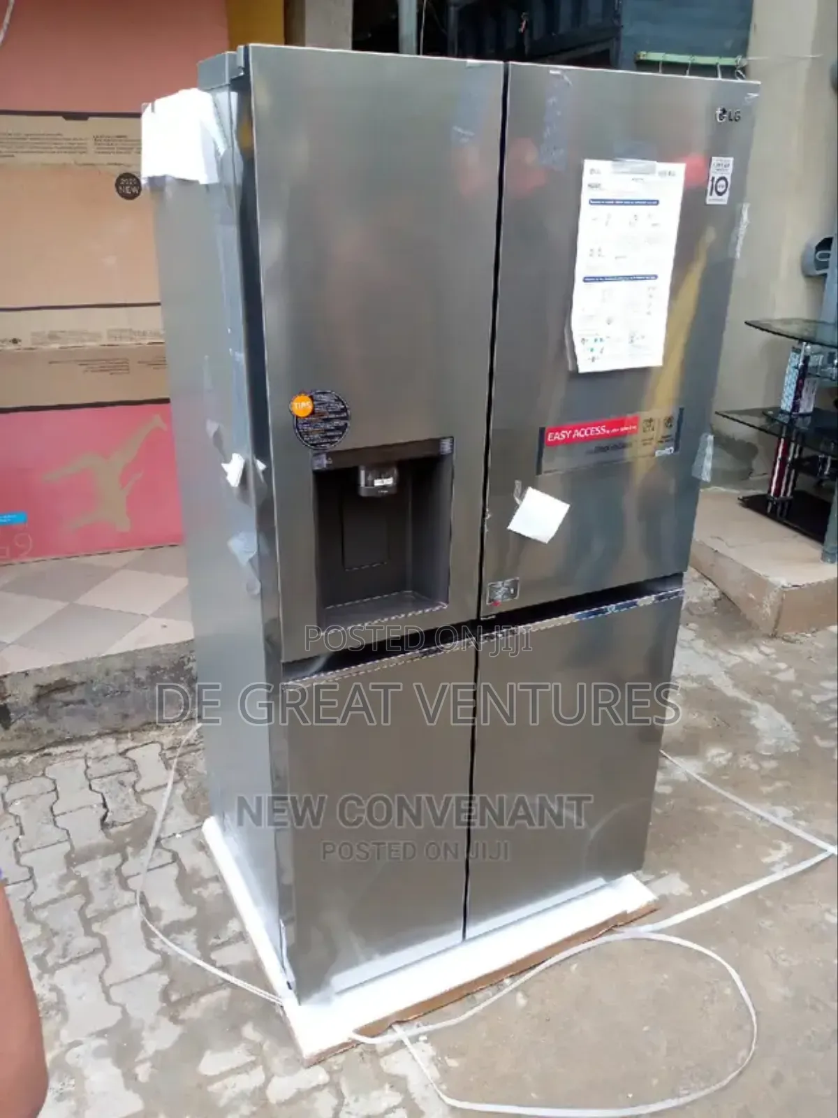 Brand New Lg Side-Side Fridge√647l√Dispenser√Ice Cube Maker√Inverter√