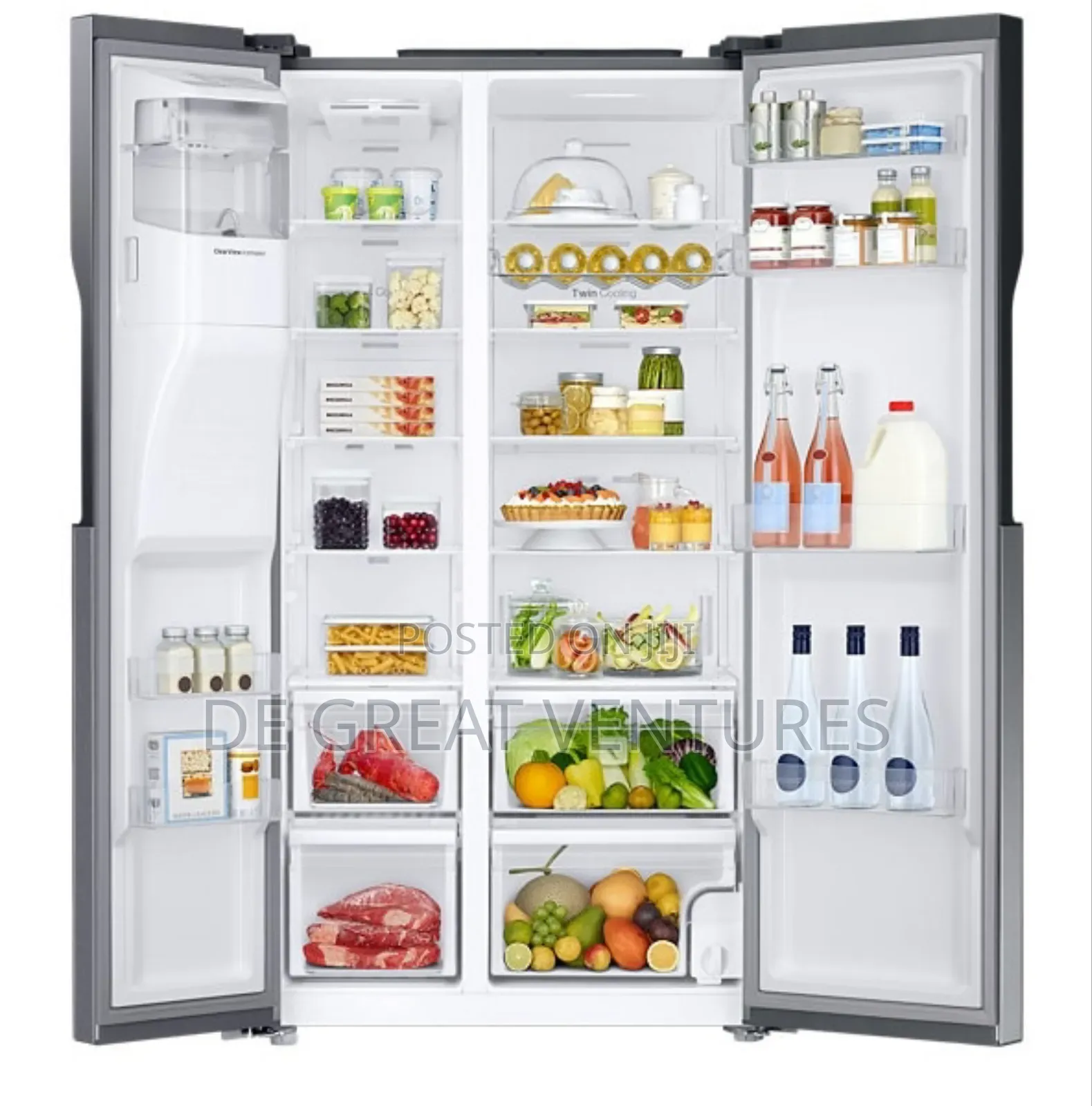 Brand New Samsung Side-Side Fridge√625l√Inverter√Dispenser√Ice Maker√