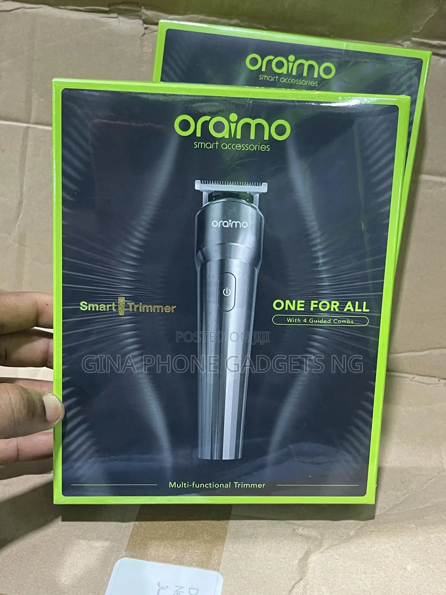 Trimmer ( Oraimo Multifunctional Smart Trimmer With 4 Guided Comb )