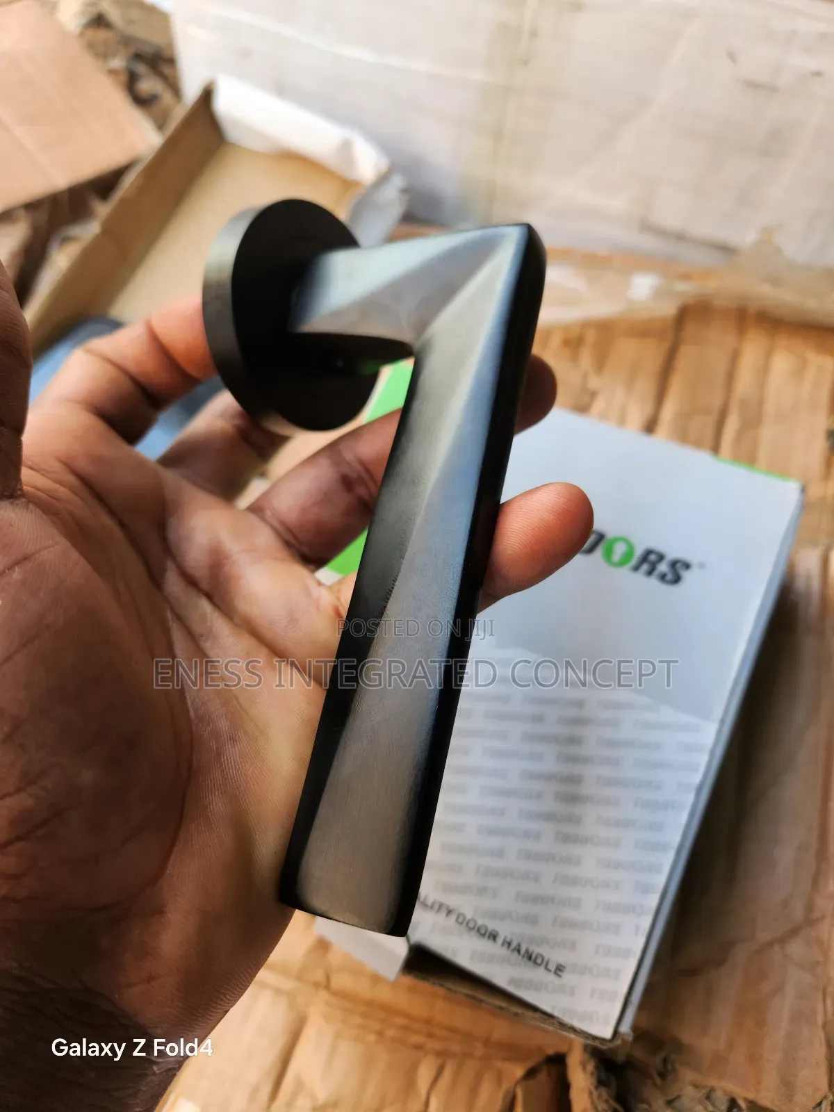 Black Coated Antitrust Door Handle