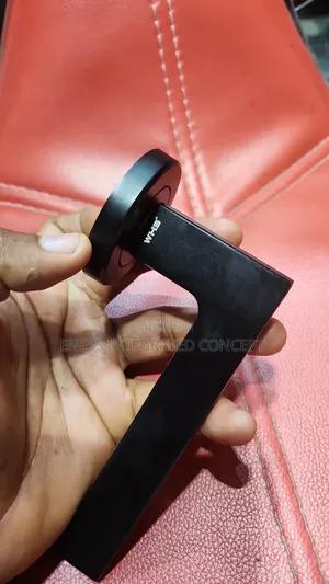 Black Coated Door Handle With Antitrust Finish