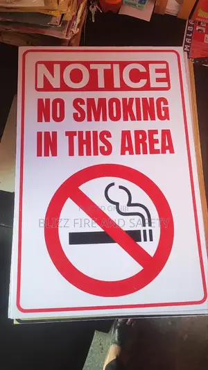 No Smoking In This Area Signage