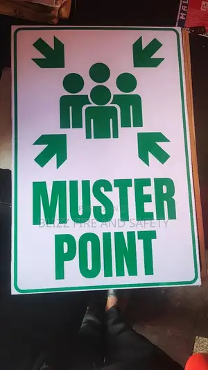 Muster Point Signage