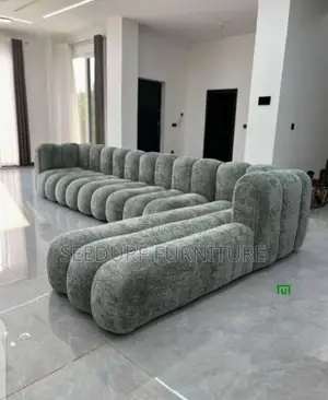 A Standard L Shaped Sofa