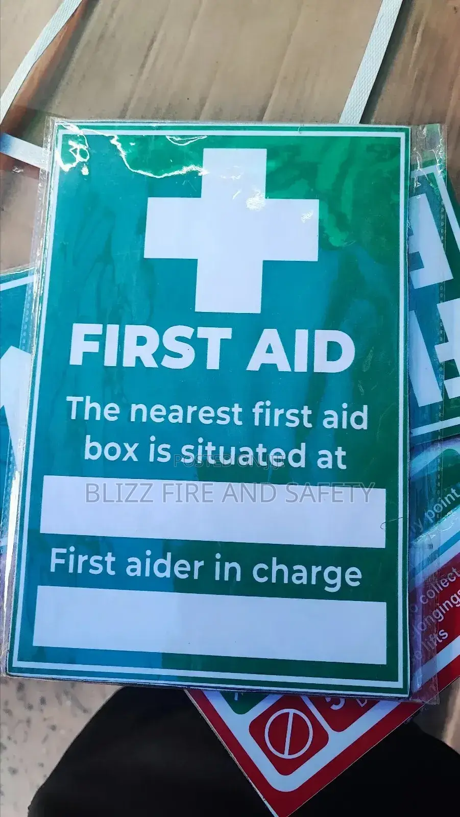 First Aid Signage