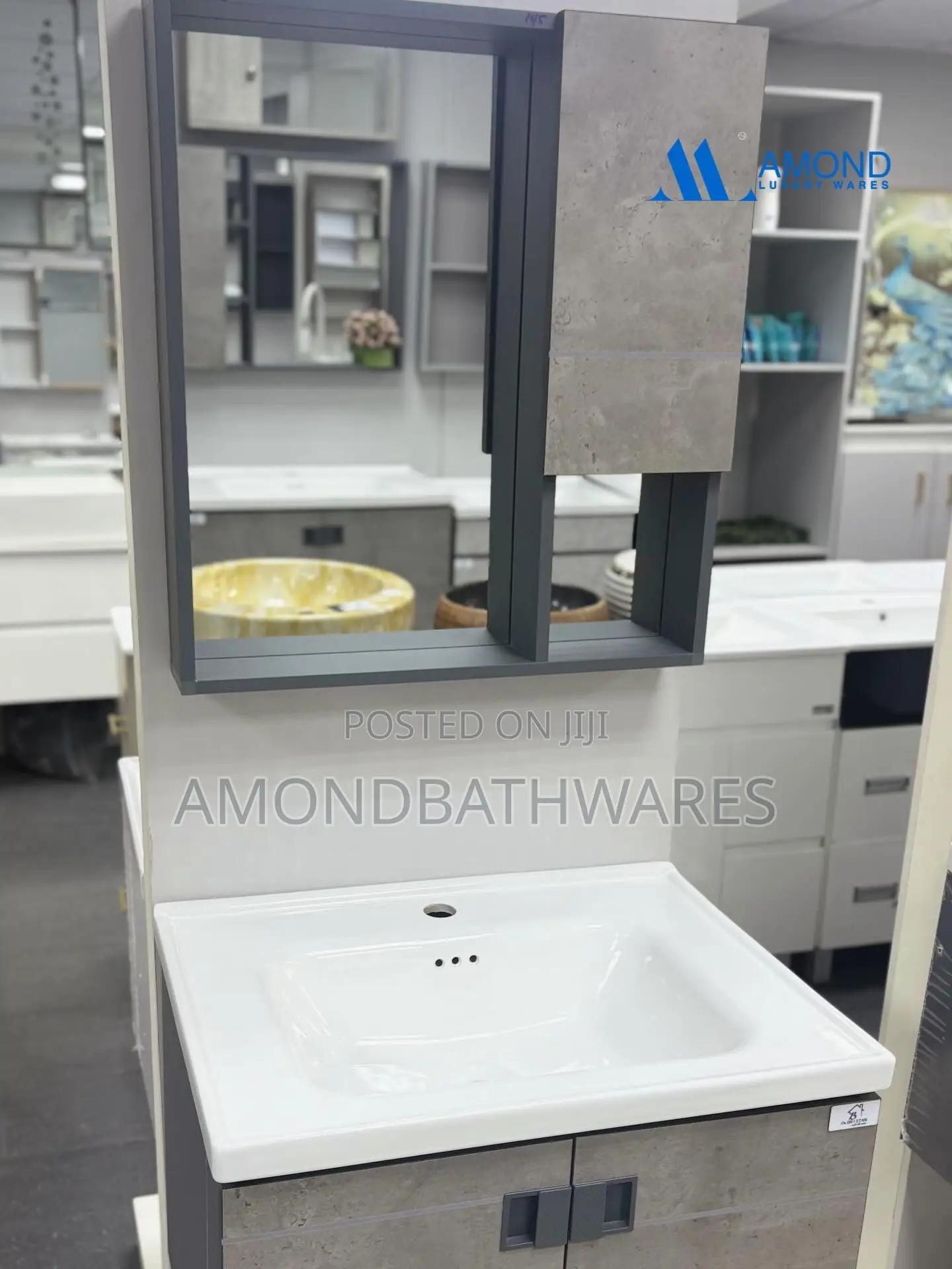 60cm Grey Cabinet