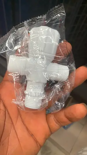 PVC Plastic Angle Valve 3 Ways Tee Tap