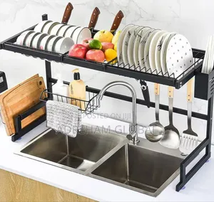 65" Over the Sink Plate Rack