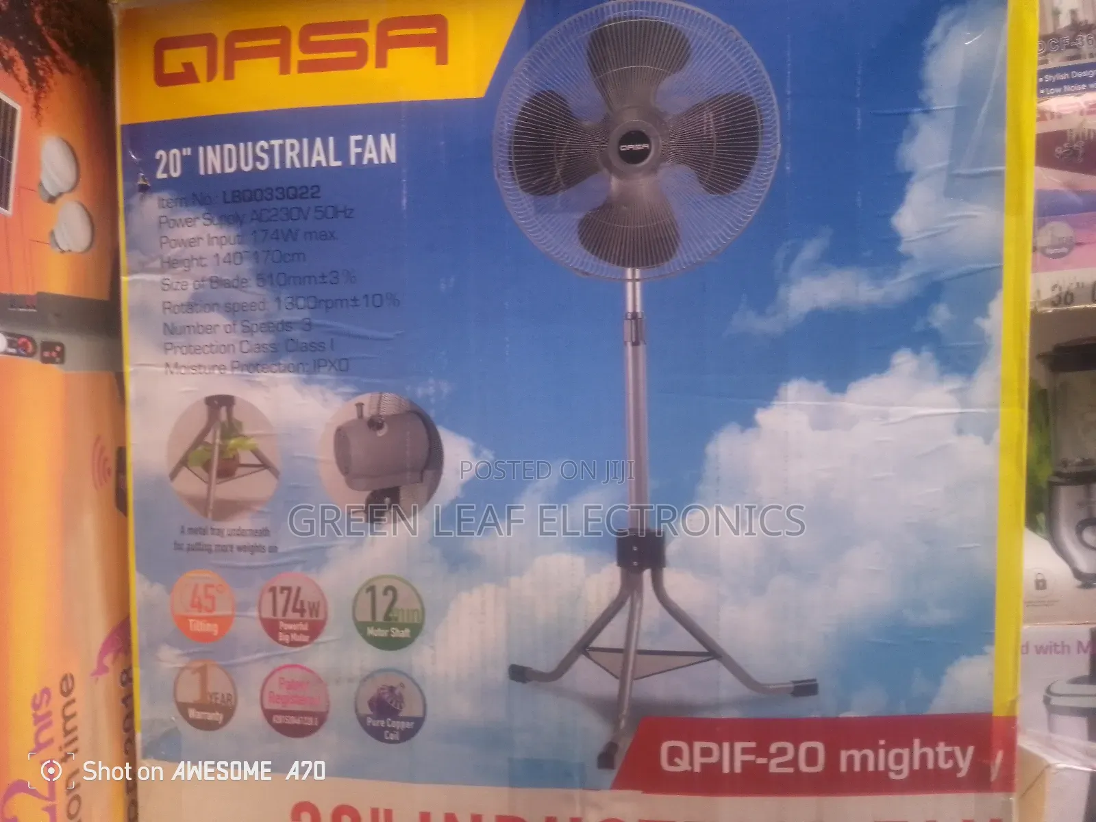 Quasa 20inches Industrial Fan