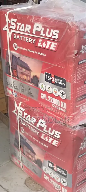220ah Starplus Tubular Battery