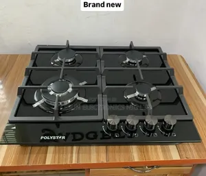 Original Brand New Polystar Inbuilt Automatic 4 Burners Gas Cooker