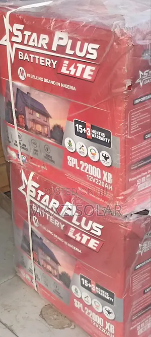 220ah Starplus Tubular Battery