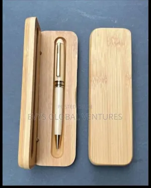 Wooden Pen in a Wooden Box Souvenir Gift Set
