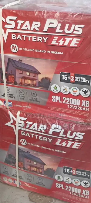 220ah Starplus Tubular Battery