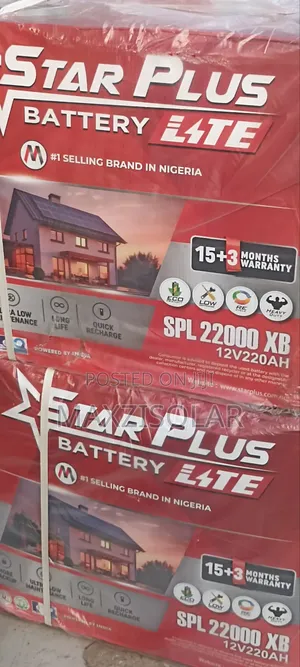 220ah Starplus Tubular Battery