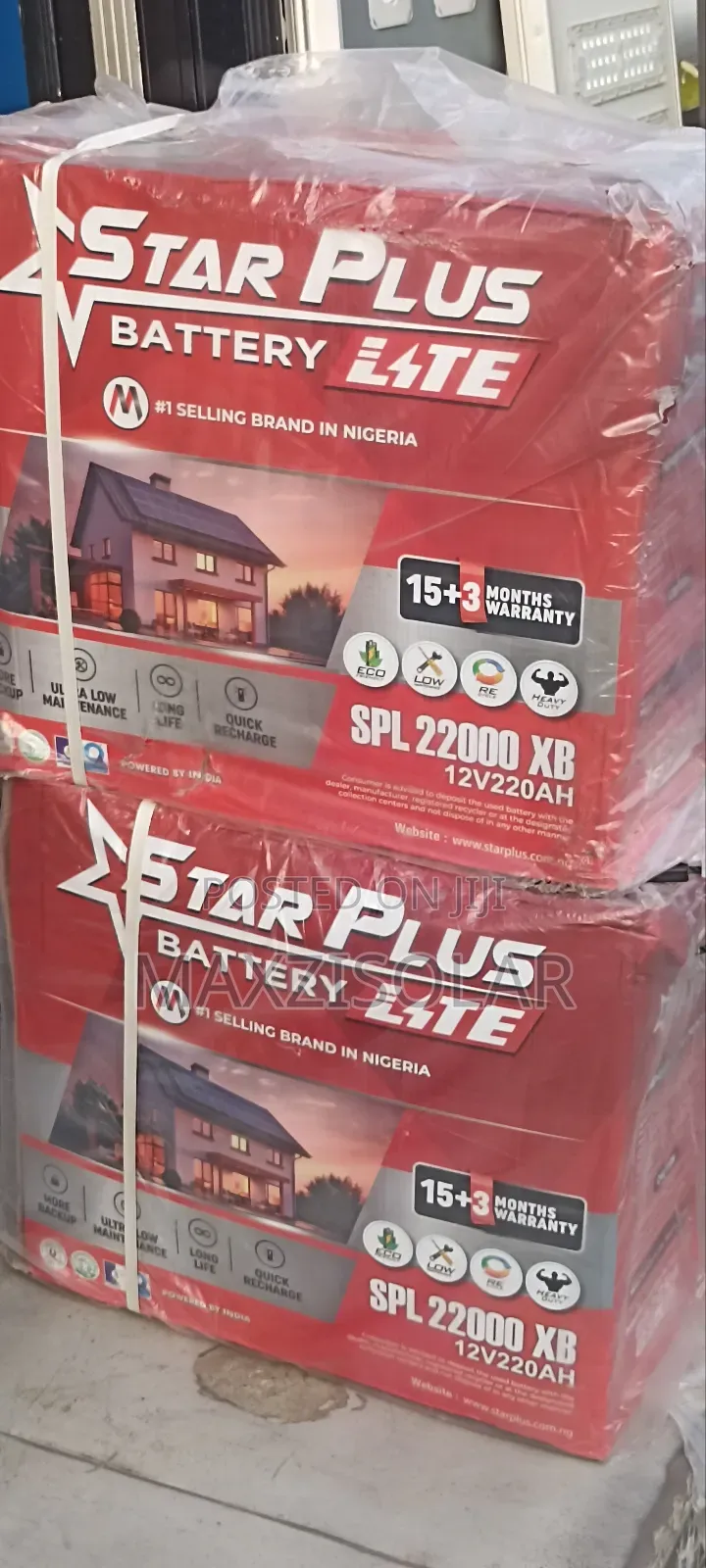 220ah Starplus Tubular Battery