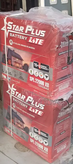 220ah Starplus Tubular Battery