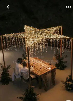 Waterfall and Dropping Holiday Christmas Light