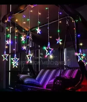 Waterfall and Dropping Holiday Christmas Light