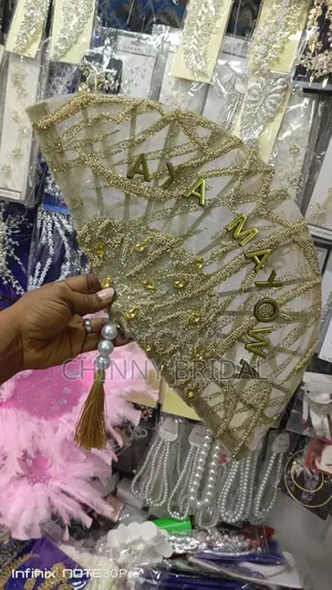Gold Quality Hand Fan