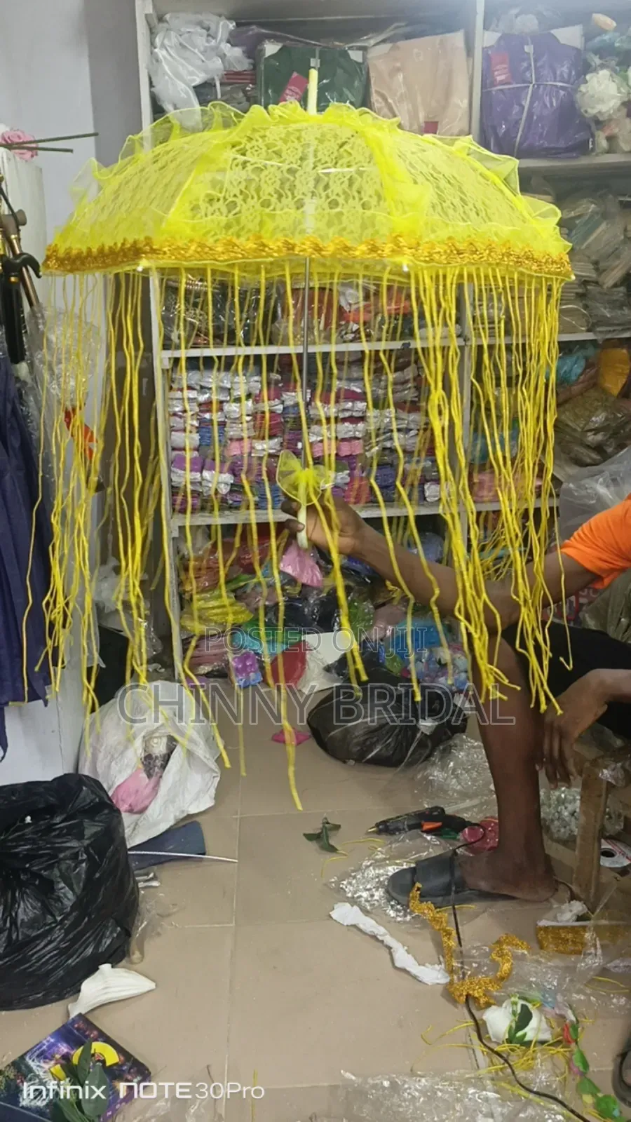Unique Yellow Umbrella