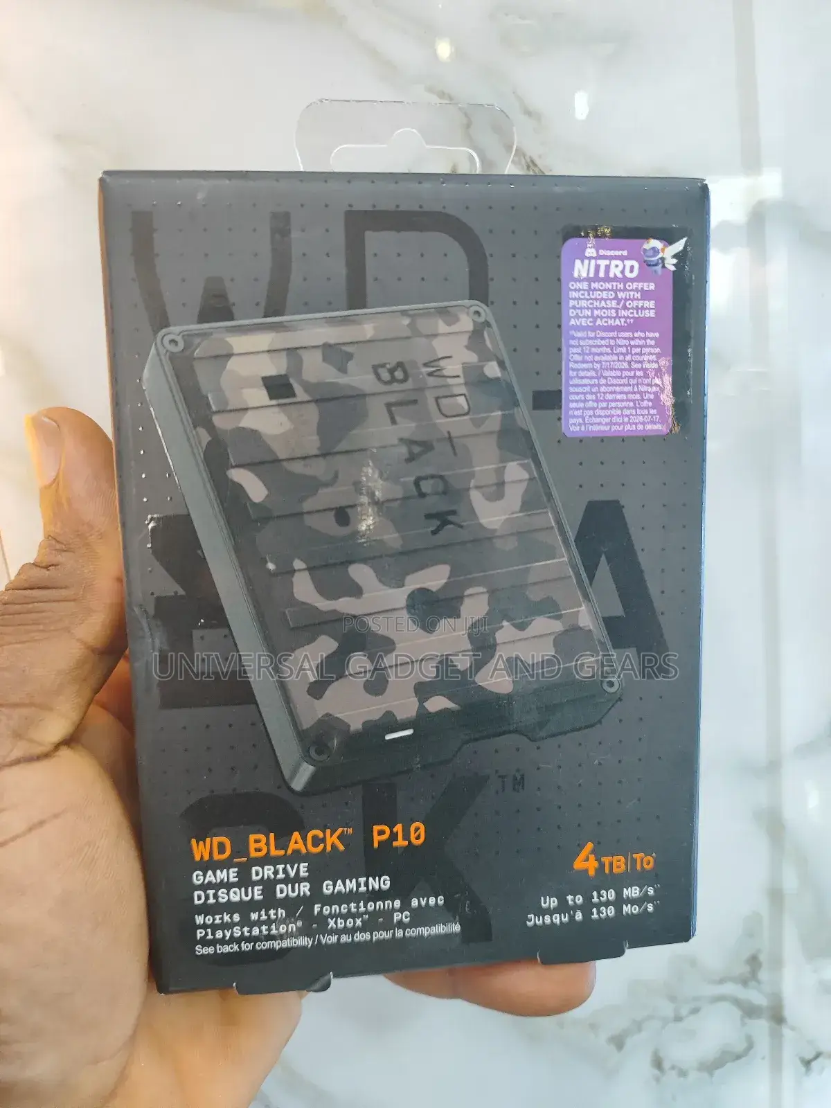 Wd Black P10 Game Drive 4tb ( Camo )