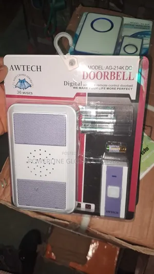 Wireless Door Bell 200m For Homes/ Restaurants/ Offices/ Companies