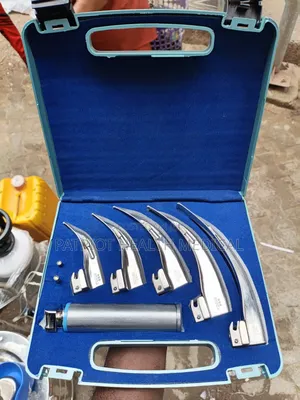Laryngoscope 5 Blade Adult (Metal Steel)