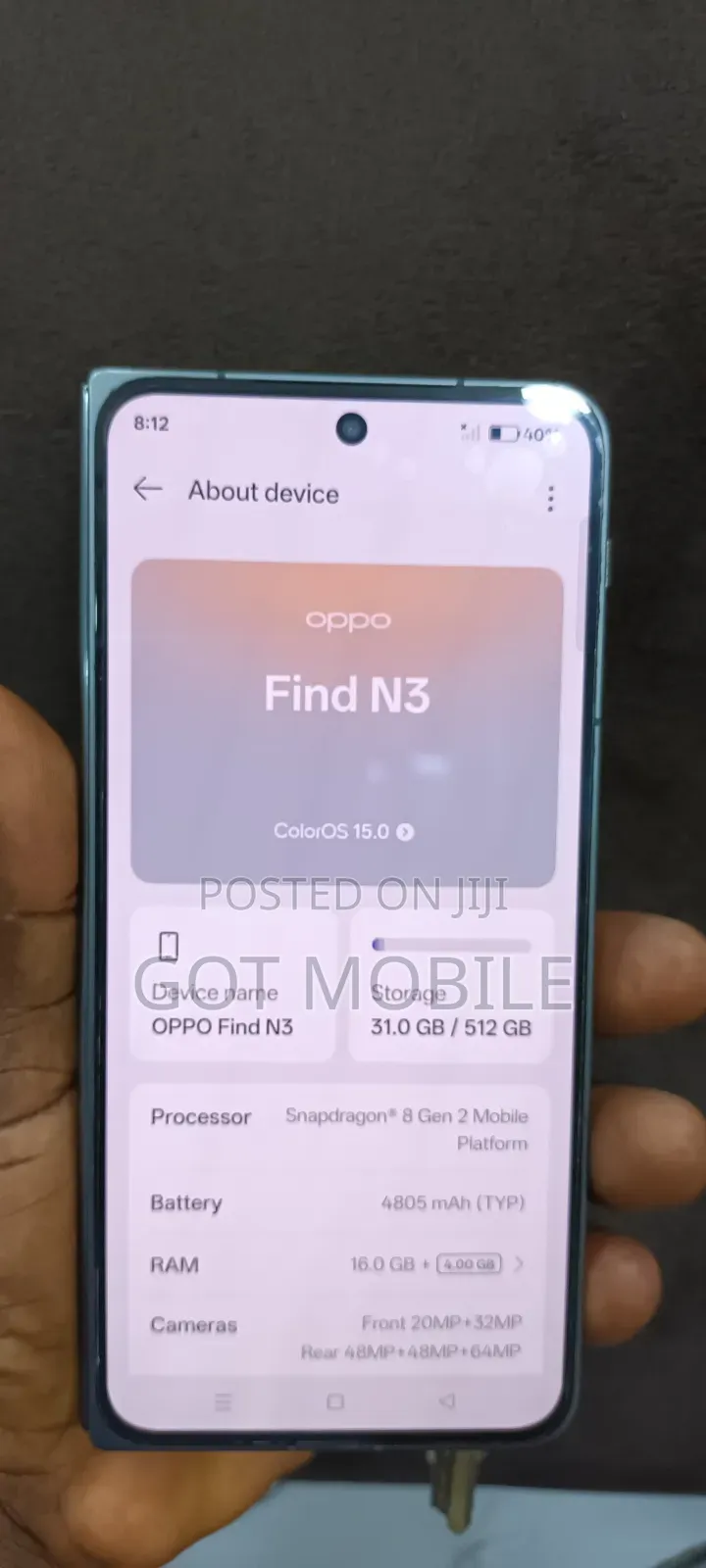 Oppo Find N3 512 GB Black