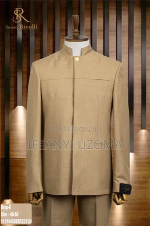 High Quality Classic Longsleve Safari Slim Fit Suit