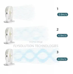 Yoobao F2 Pro Adjustable Desktop Noiseless Rechargeable Fan Type-c