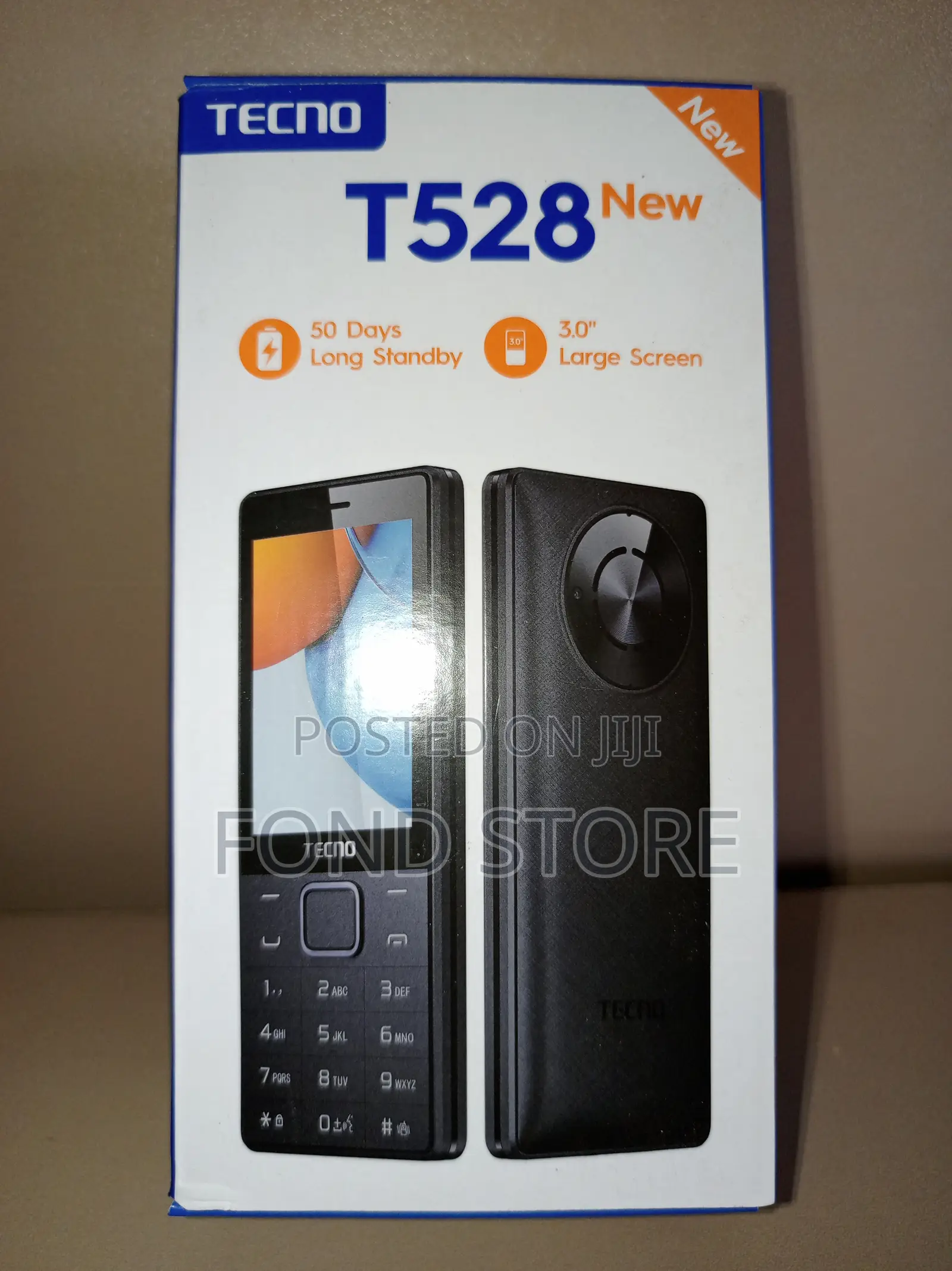 New Tecno T528 Black