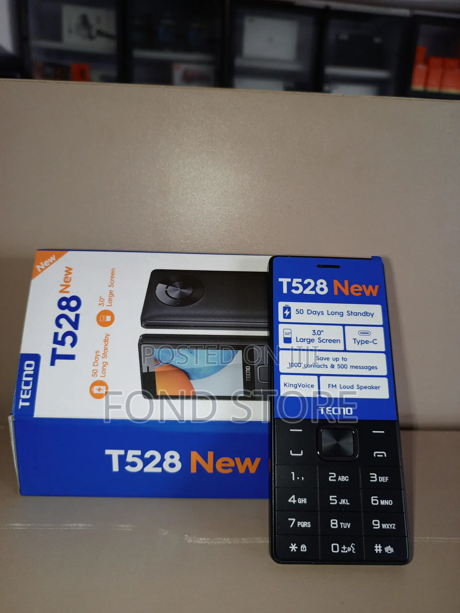 New Tecno T528 Black