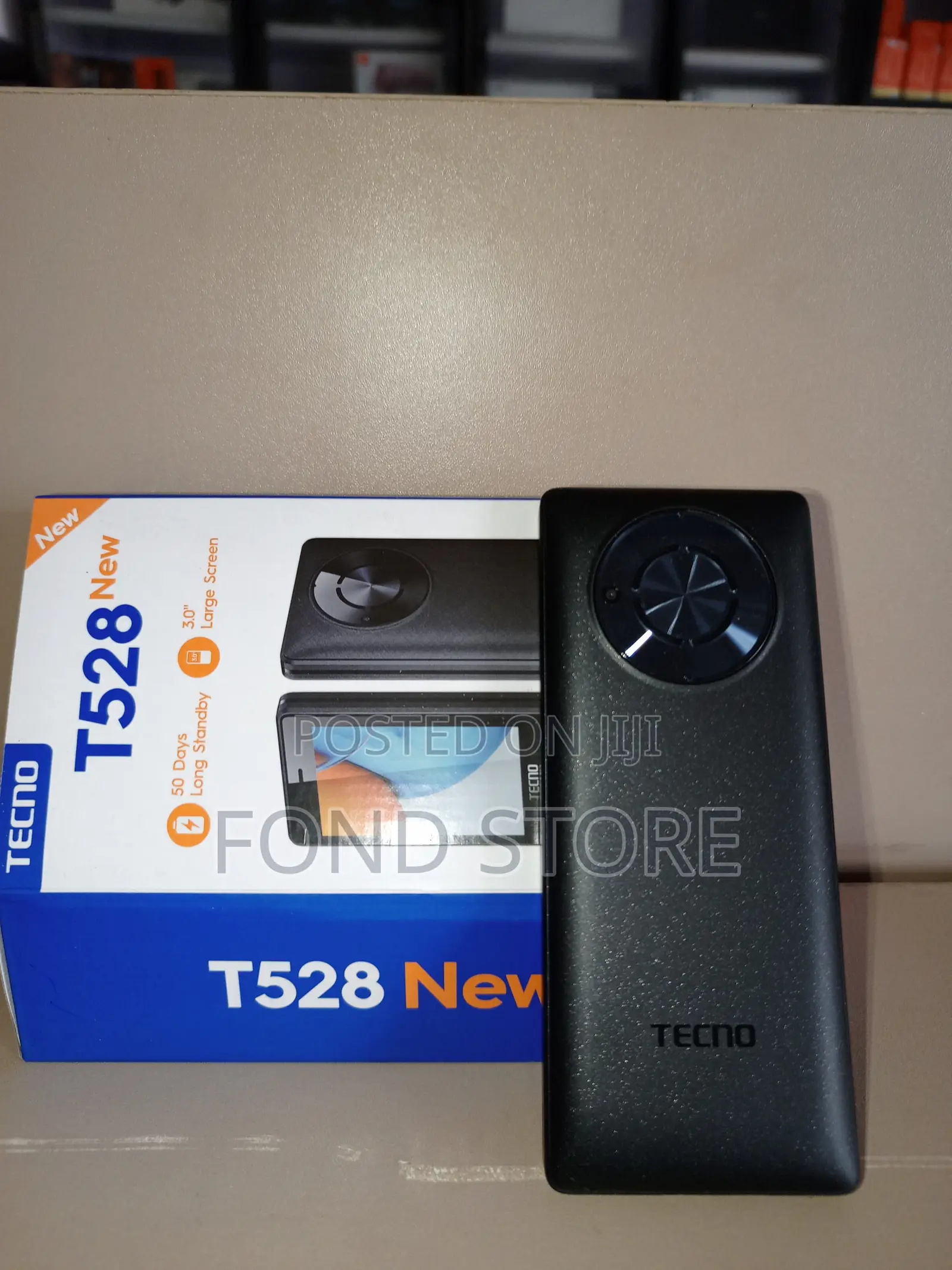 New Tecno T528 Black