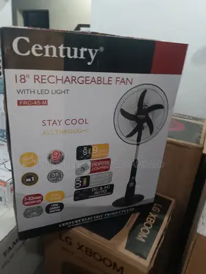 Century 18′′ Rechargeable Fan – Best Quality Fast Shipping