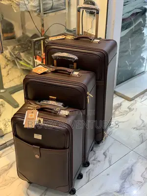 Set of 3pcs Leather Strap Boxes
