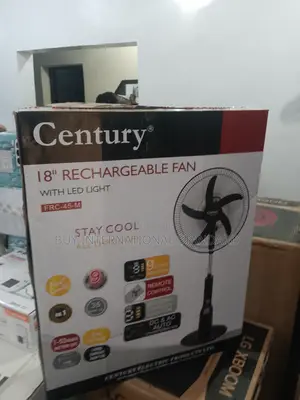 Century Rechargeable 18in Fan – Height Adjustable