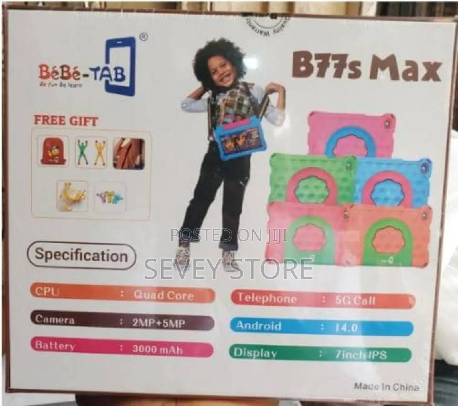 Kids Bebe Tab B77s Max Android Tablet