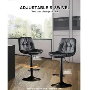 Modern High Kitchen Bar Stool With Black Design
