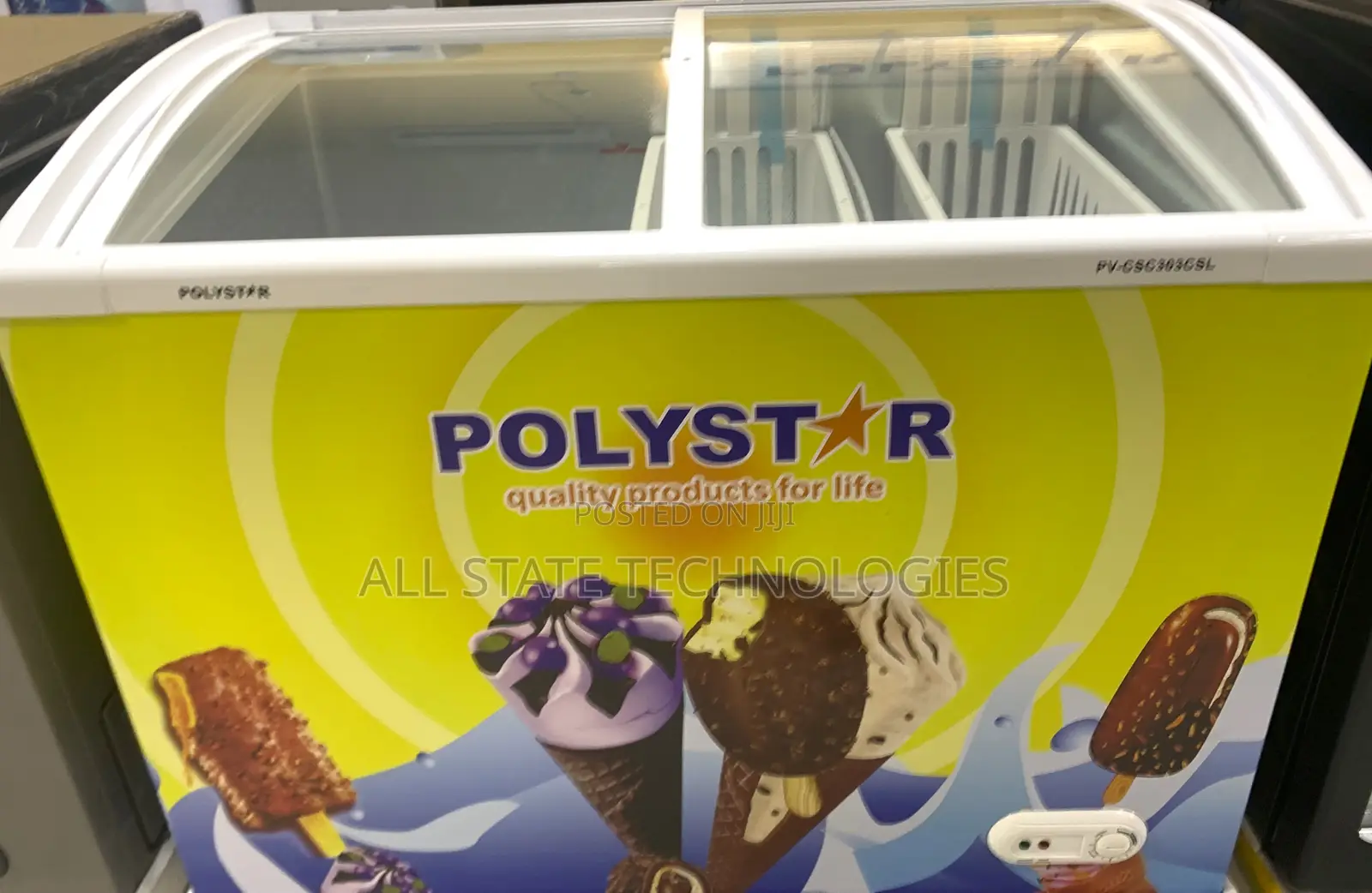 Polystar Showcase Chiller 303csl Double Door Model