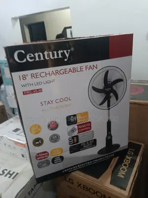 Century 18′′ Rechargeable Fan – Ideal for Bed Office Rooms