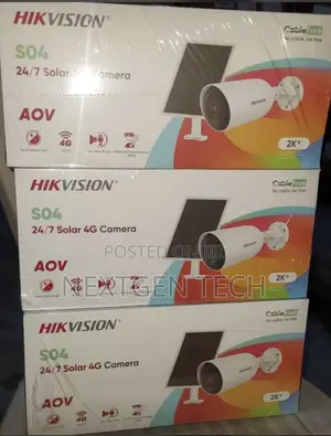 Hikvision S04 24/7 Solar 4g Camera