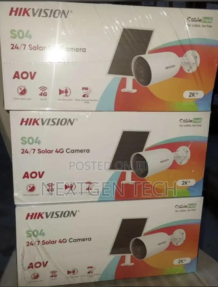 Hikvision S04 24/7 Solar 4g Camera